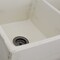 Nantucket Sinks Double Bowl Farmhouse Fireclay Sink with Shabby Straw Finish FCFS3318D-ShabbyStraw - alternate 3